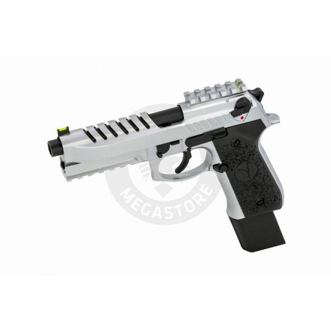 Vorsk Airsoft Tactical VM9 Gas Blowback Pistol - Silver